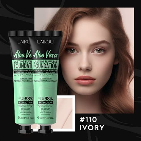 aloe vera foundation for mature skin.